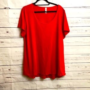 Bright red classic tee